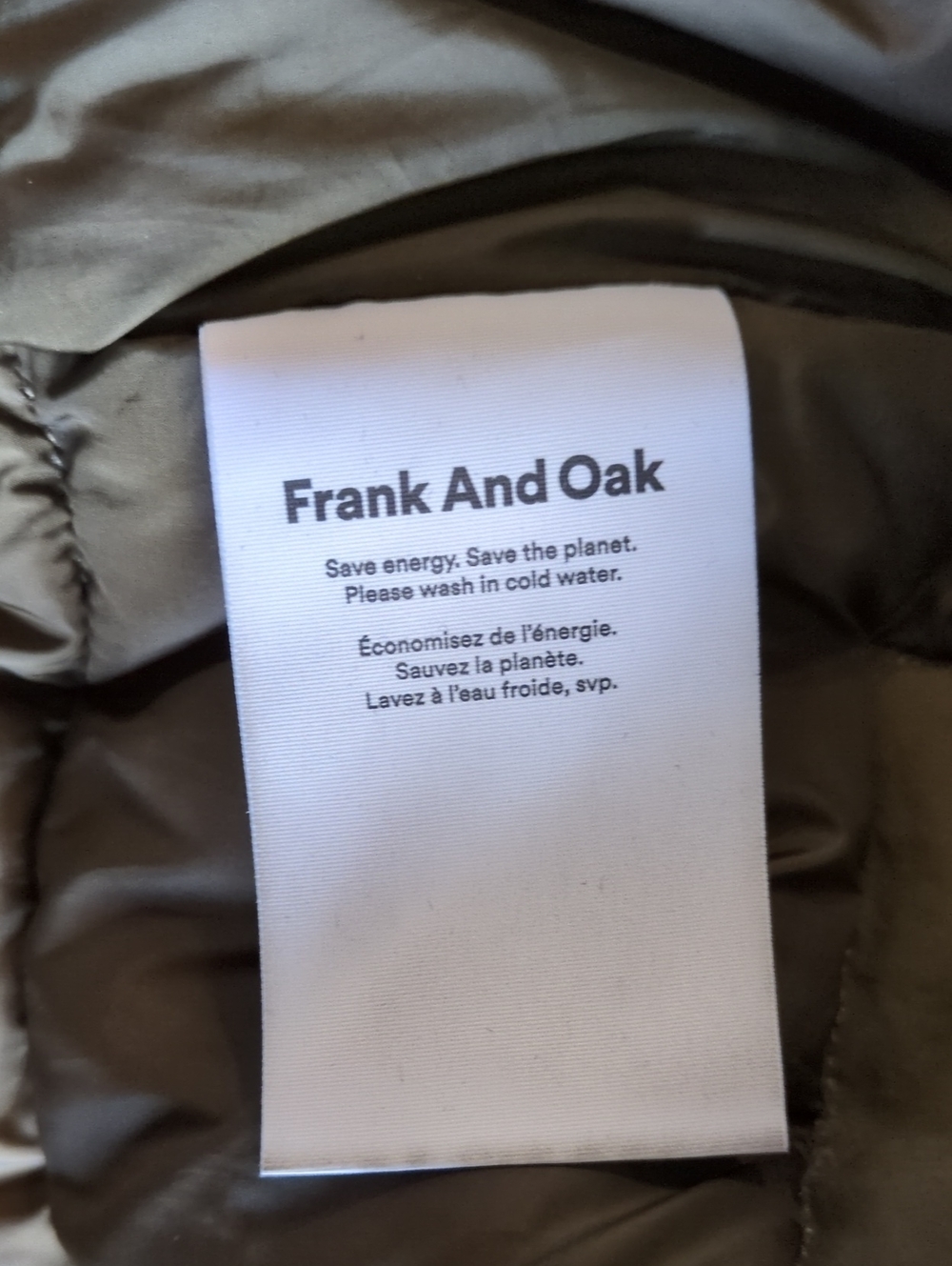 Frank & Oak Iceland Long Coat in Dark Olive - Picture 9 of 14